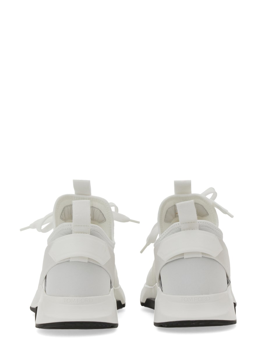 TOM FORD SNEAKER BASSA IN MESH NEOPRENE E SUEDE