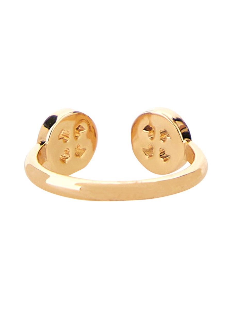 TORY BURCH ANELLO APERTO "MILLER" CON PAVÉ