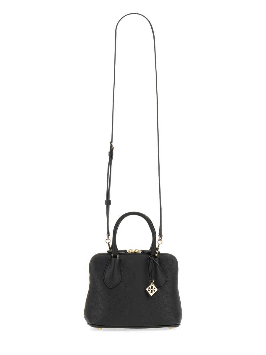 TORY BURCH BORSA A BAULETTO "SWING" MINI IN PELLE