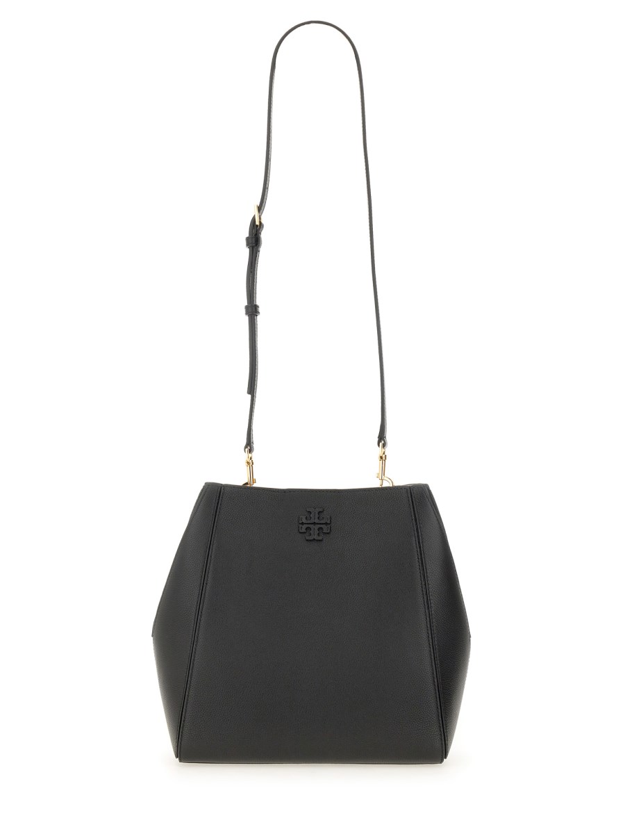 TORY BURCH BORSA IN PELLE MARTELLATA CON LOGO