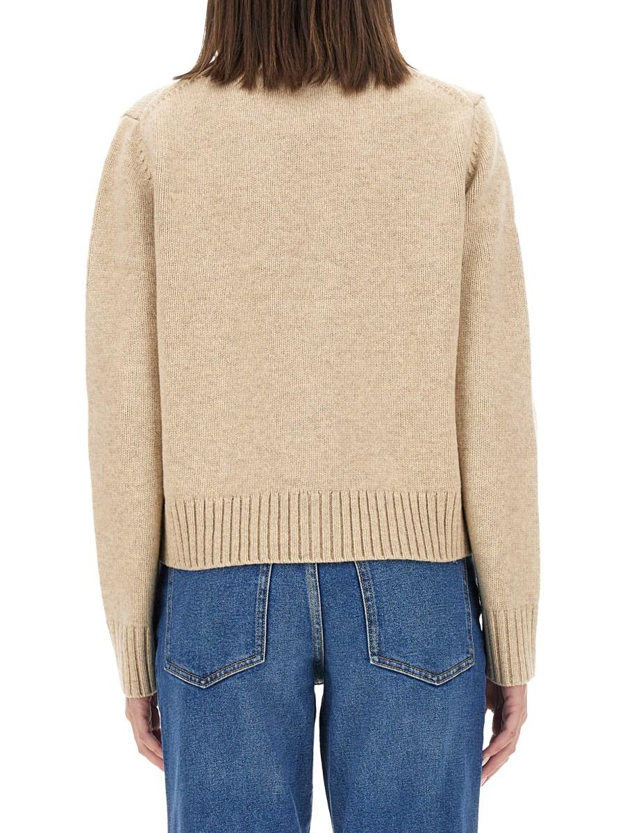 TORY BURCH CARDIGAN CON SCOLLO A V IN LANA