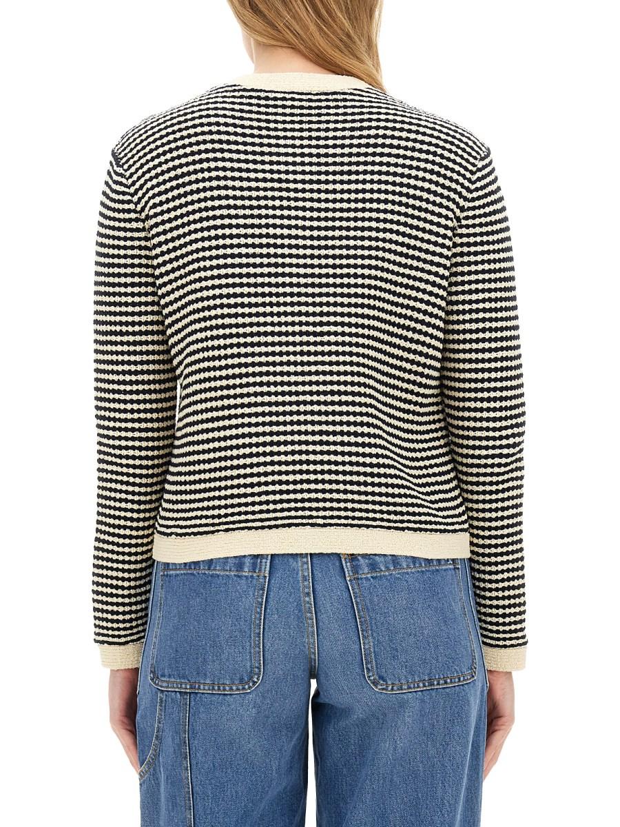TORY BURCH CARDIGAN KENDRA IN COTONE