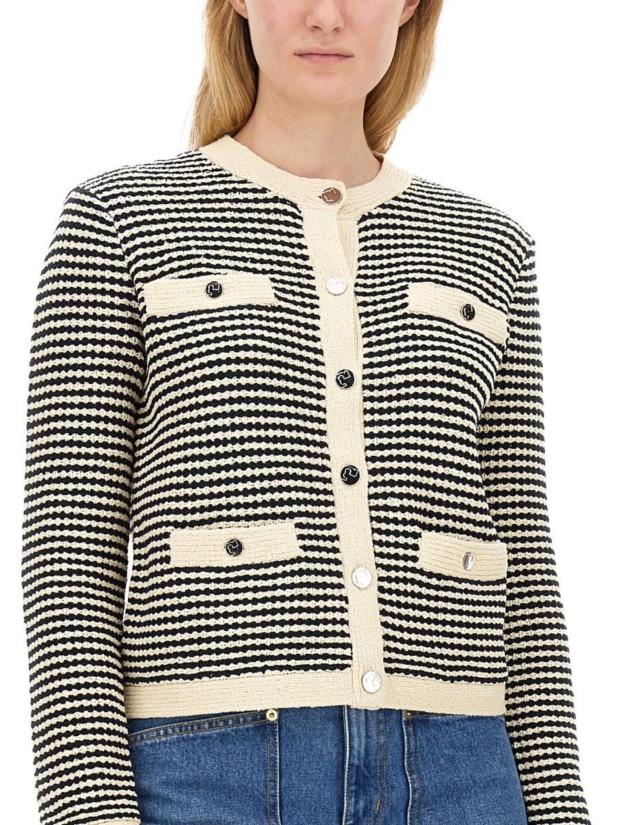 TORY BURCH CARDIGAN KENDRA IN COTONE