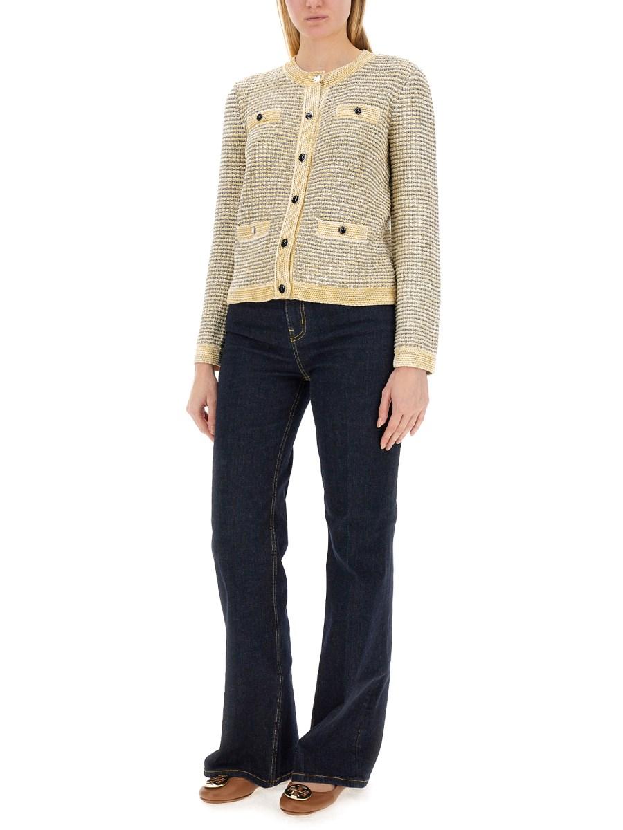 TORY BURCH CARDIGAN KENDRA IN VISCOSA
