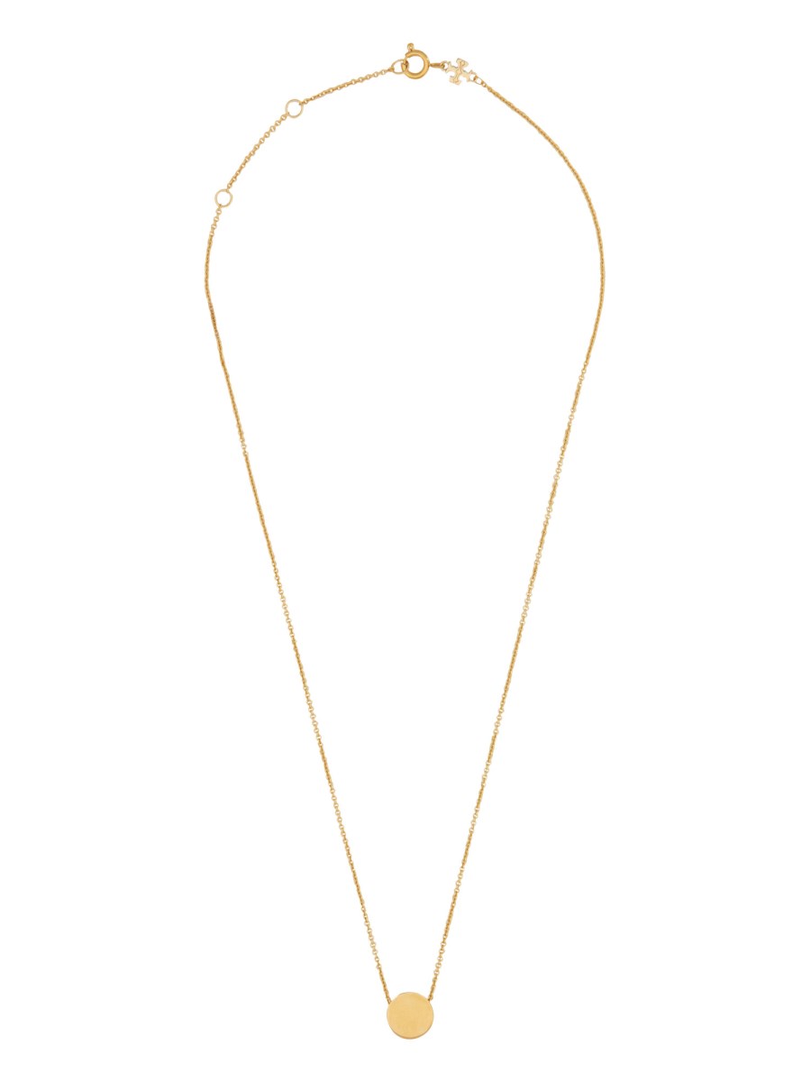 TORY BURCH COLLANA "KIRA" CON PENDENTE LOGO