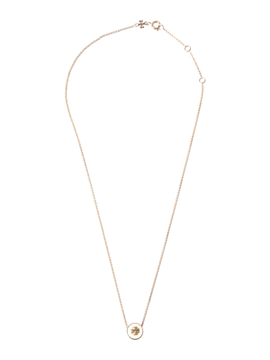 TORY BURCH COLLANA "KIRA" CON PENDENTE LOGO