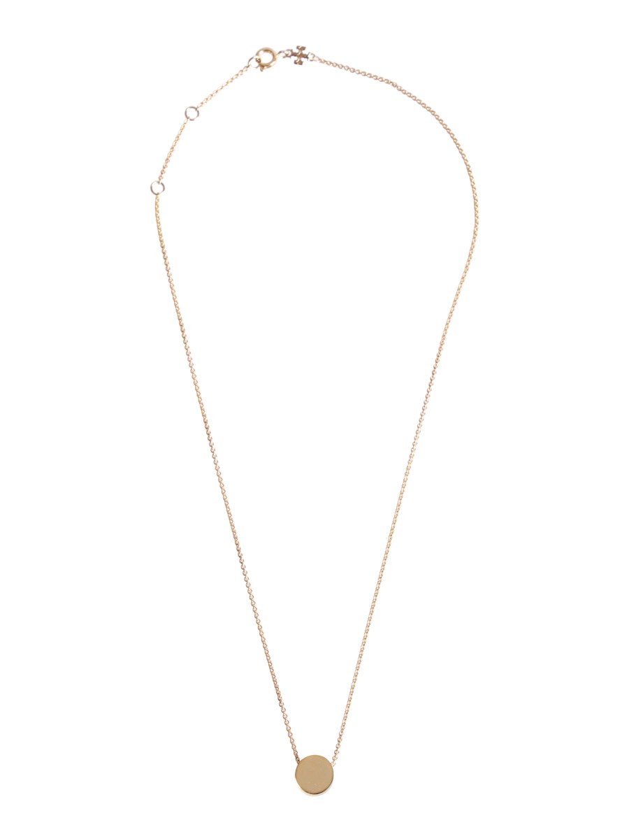 TORY BURCH COLLANA "KIRA" CON PENDENTE LOGO