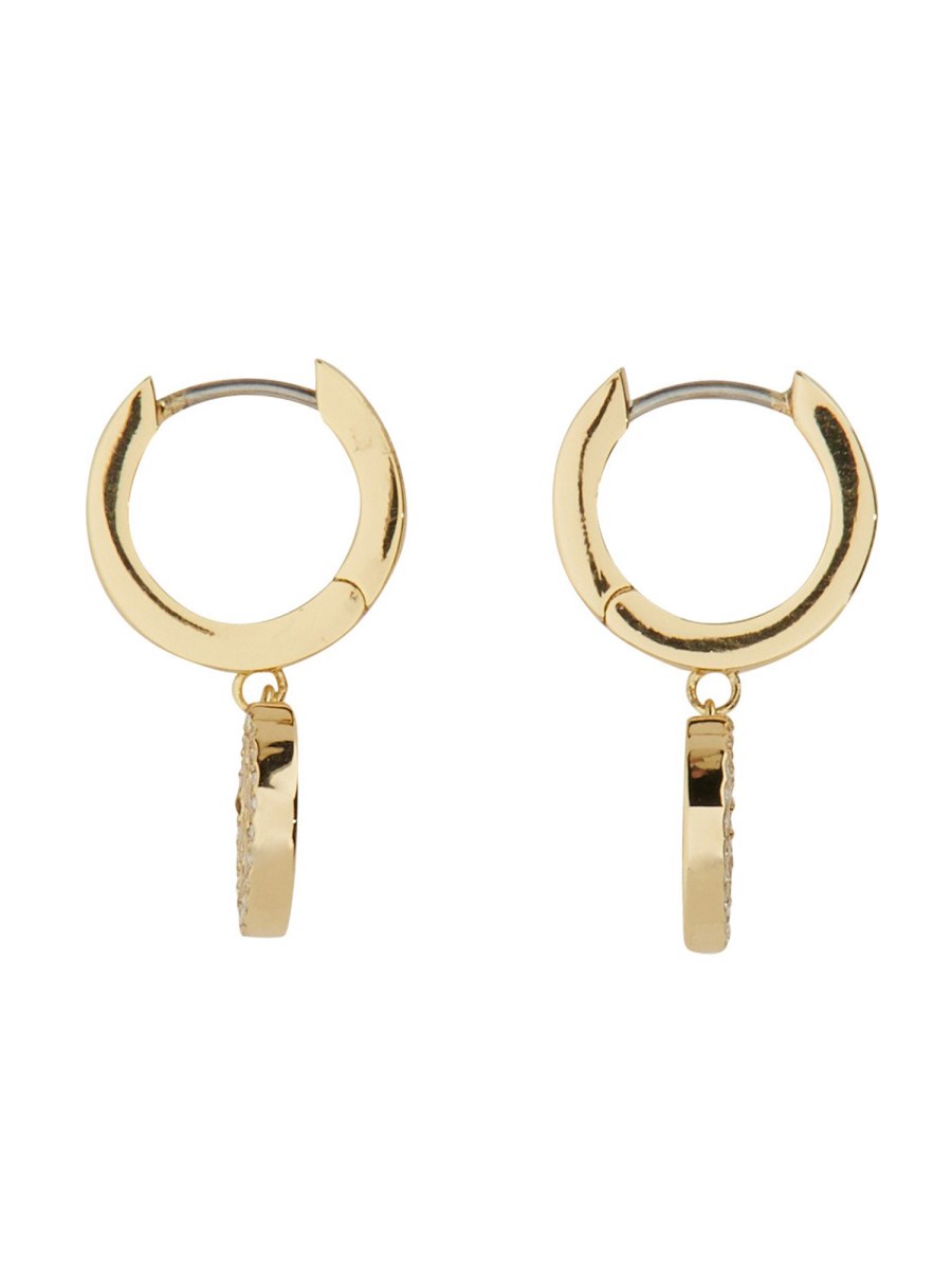TORY BURCH ORECCHINO A CERCHIO MILLER CON PAVÉ