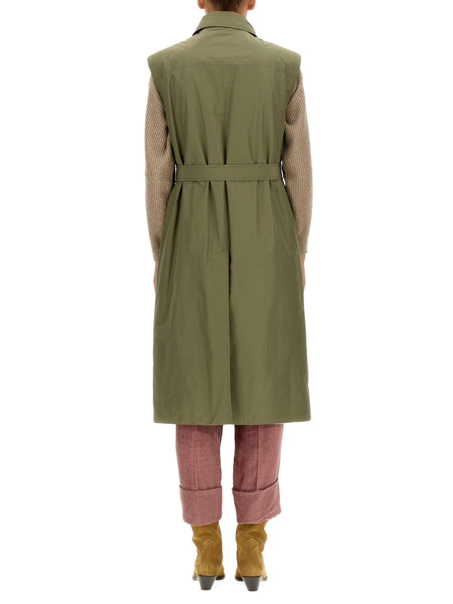 BRUNELLO CUCINELLI TRENCH IN TAFFETÀ IDROREPELLENTE