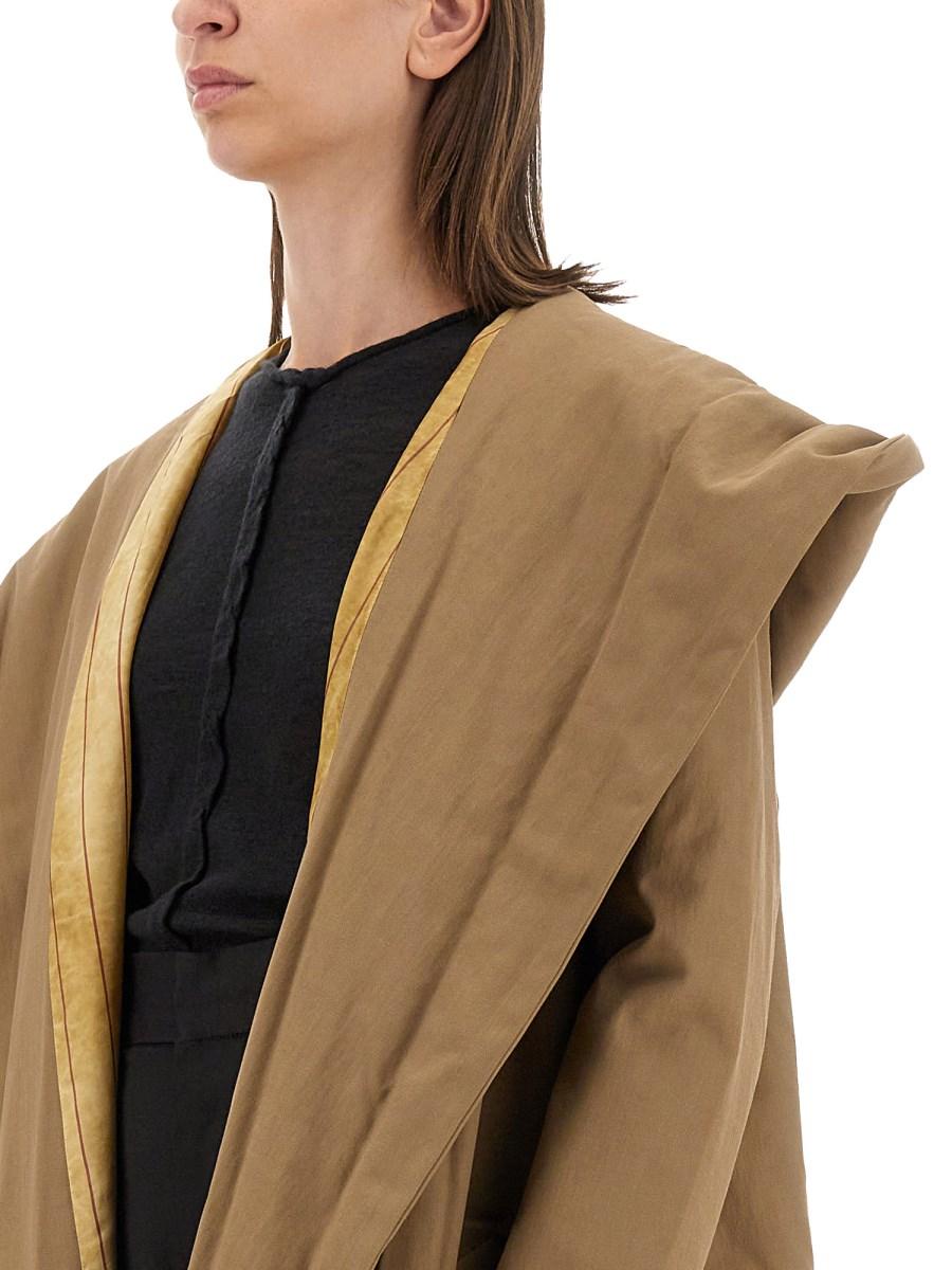 UMA WANG CAPPOTTO APERTO