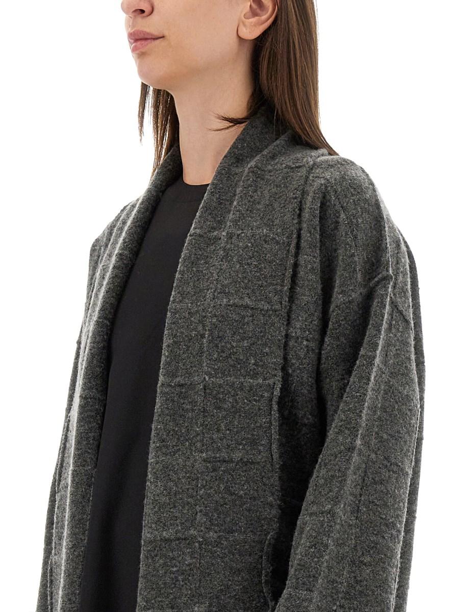 UMA WANG CARDIGAN OVERSIZE FIT IN LANA