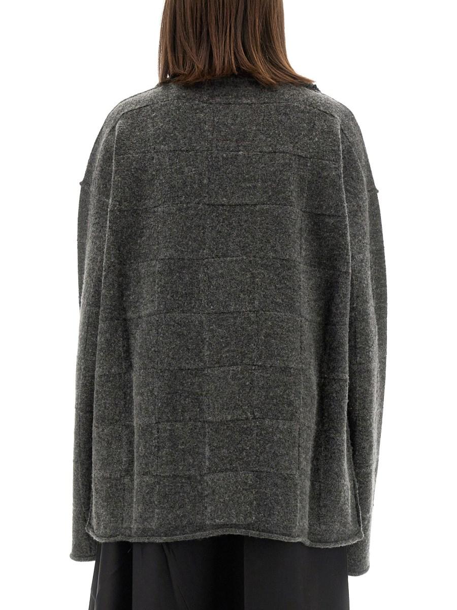 UMA WANG CARDIGAN OVERSIZE FIT IN LANA