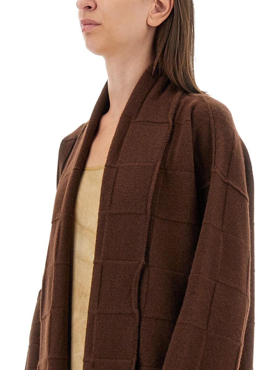UMA WANG CARDIGAN OVERSIZE FIT IN LANA