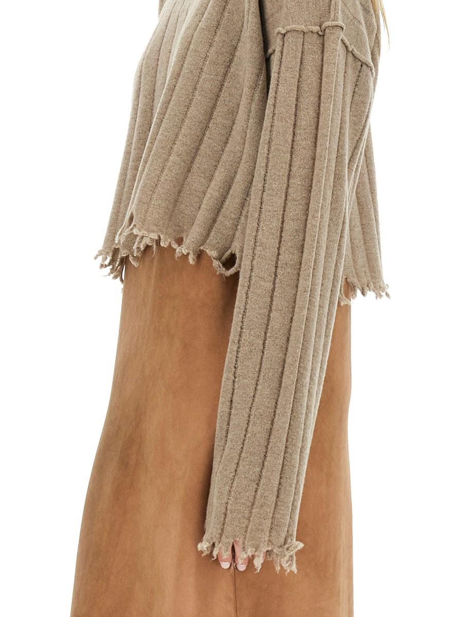 UMA WANG MAGLIA CROPPED IN CASHMERE