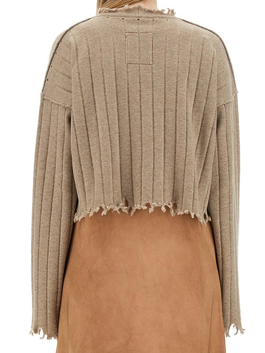 UMA WANG MAGLIA CROPPED IN CASHMERE