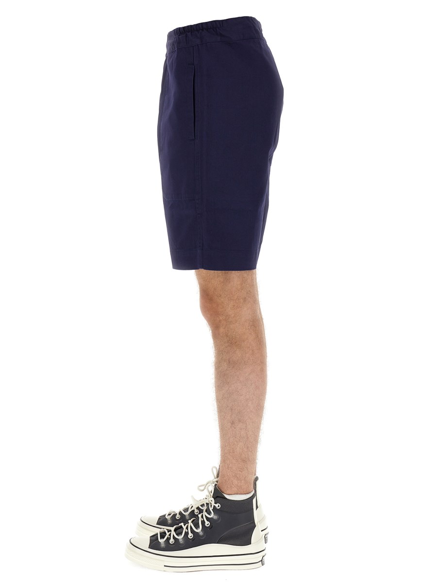 UMBRO X YMC BERMUDA IN COTONE CON PATCH LOGO