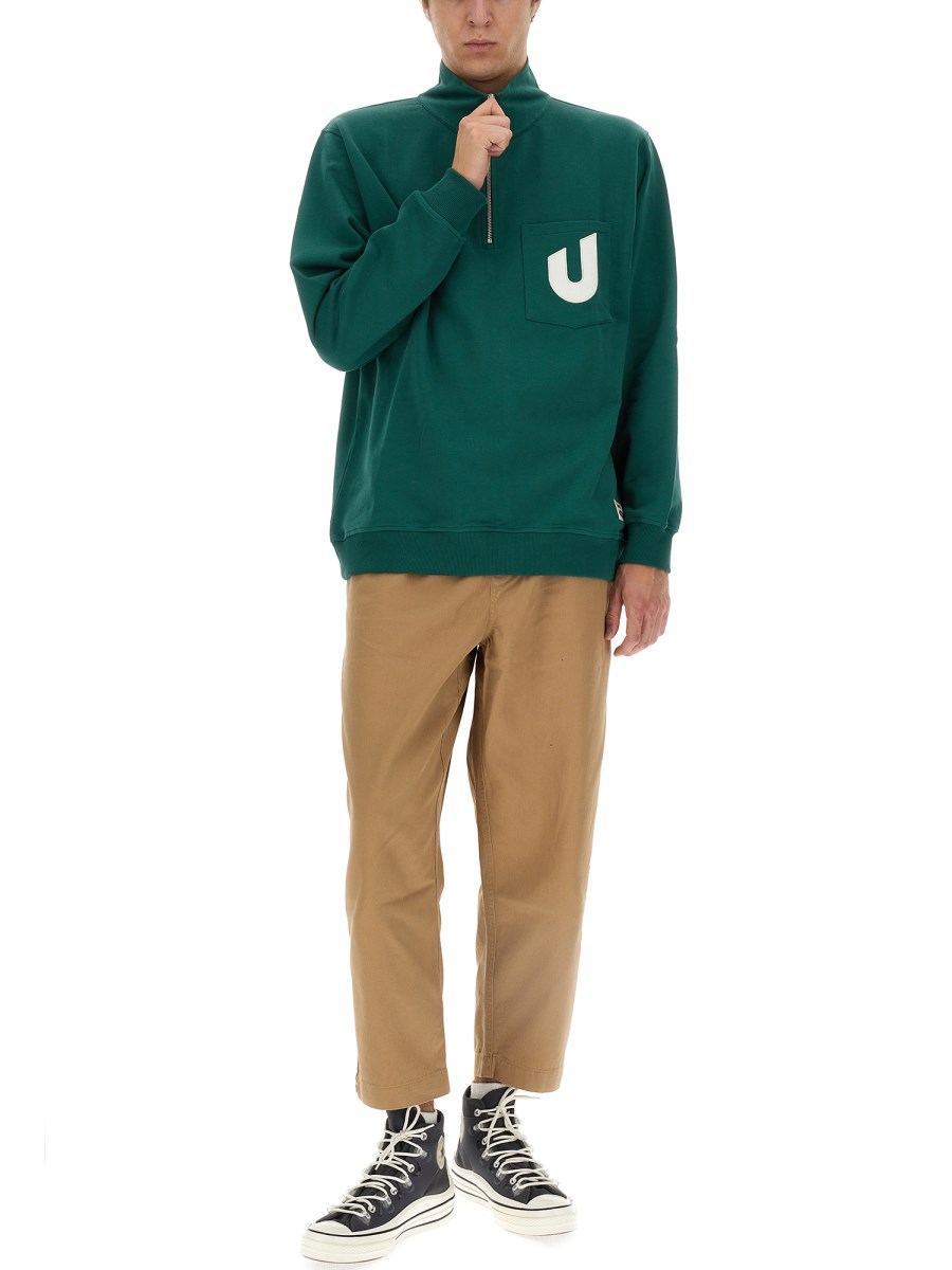 UMBRO X YMC FELPA IN COTONE CON LOGO