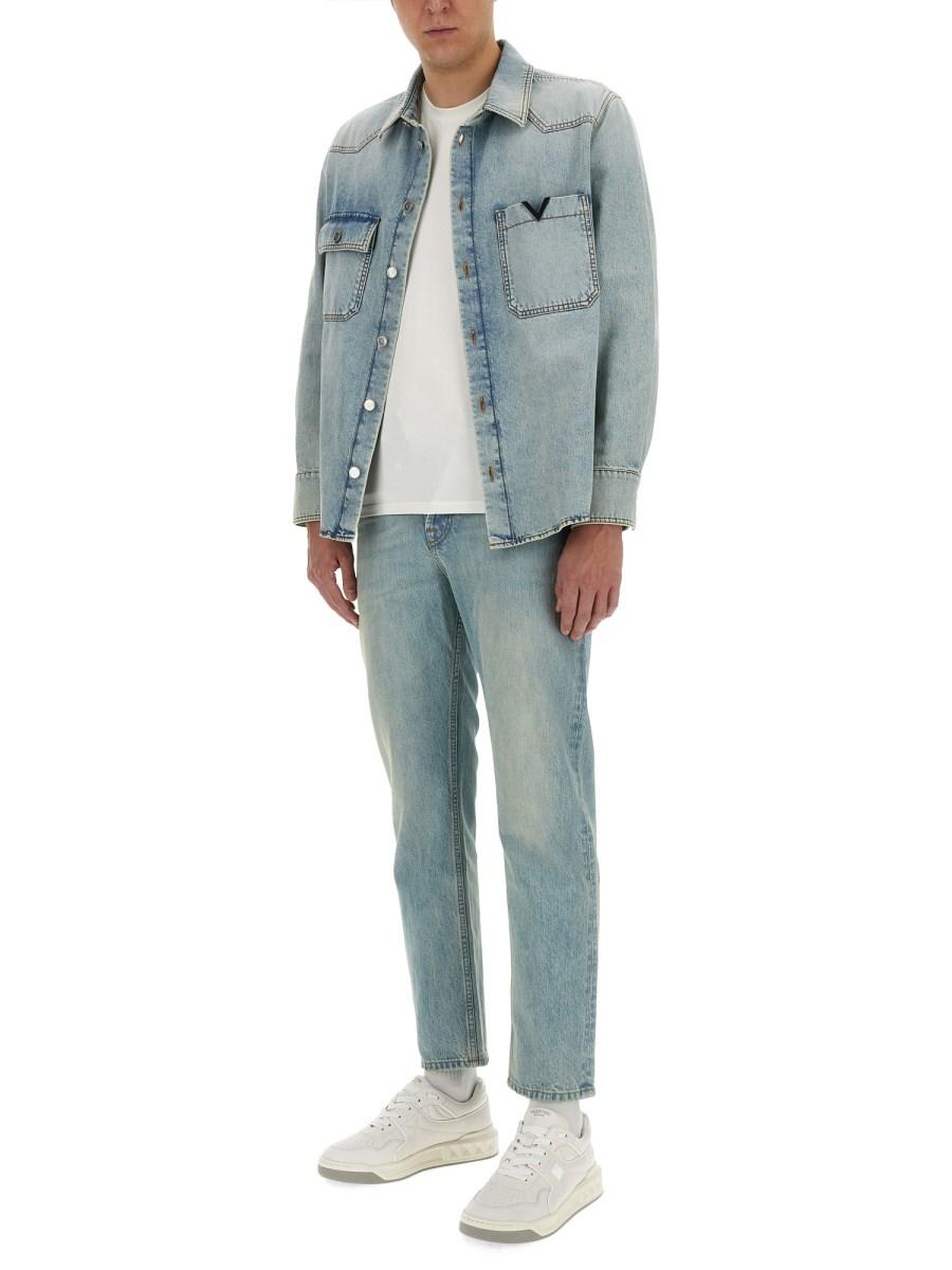 VALENTINO CAMICIA IN DENIM