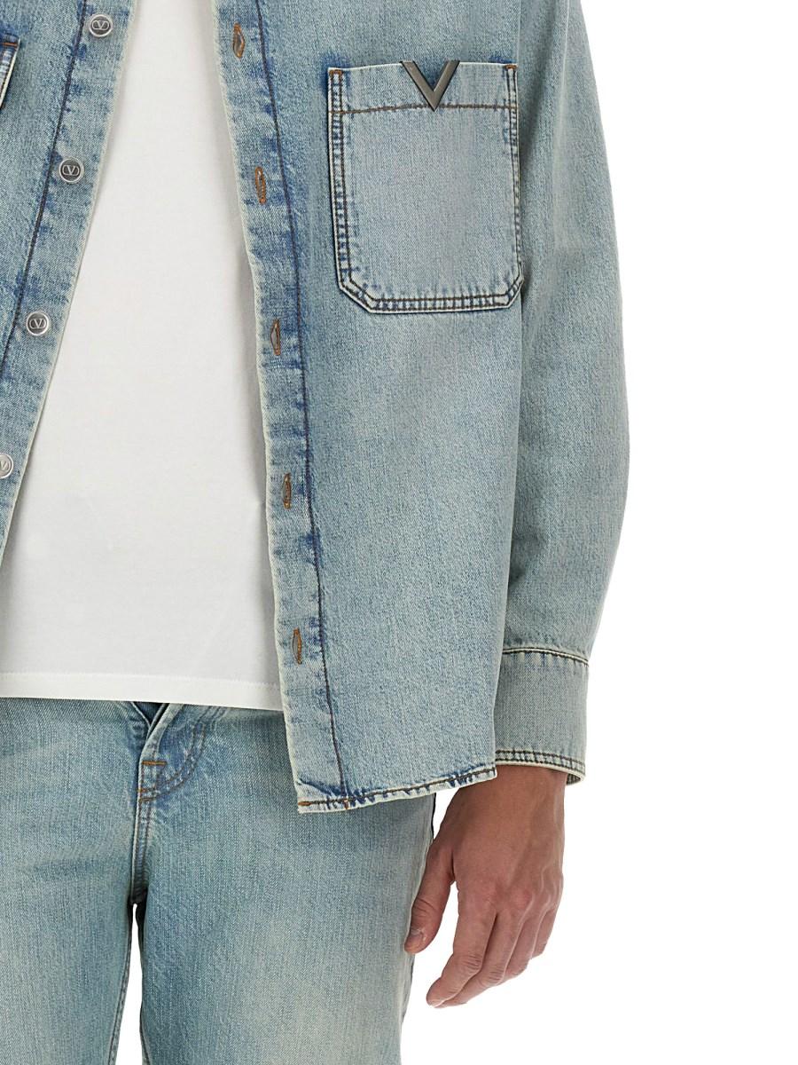 VALENTINO CAMICIA IN DENIM