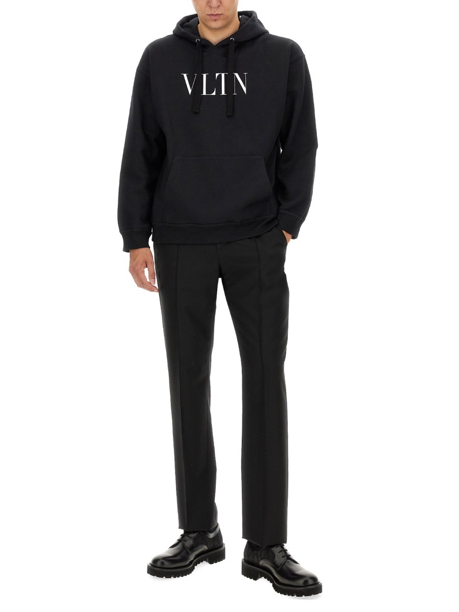 VALENTINO FELPA "VLTN" IN JERSEY