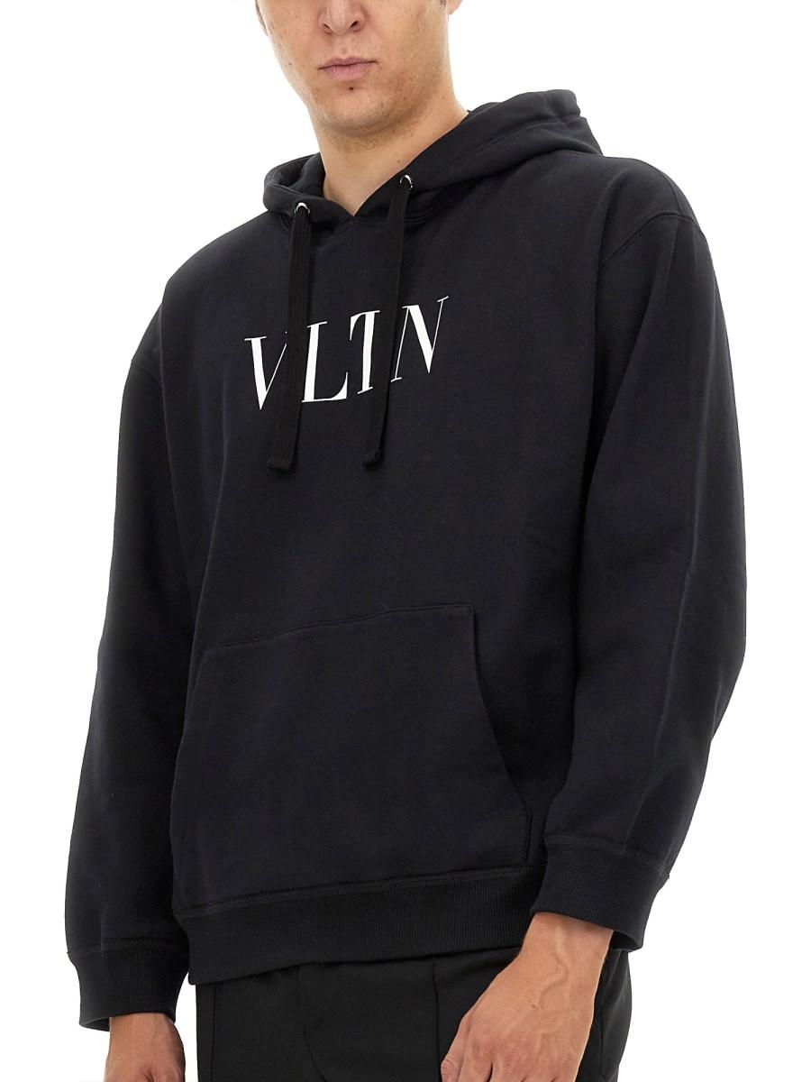 VALENTINO FELPA "VLTN" IN JERSEY