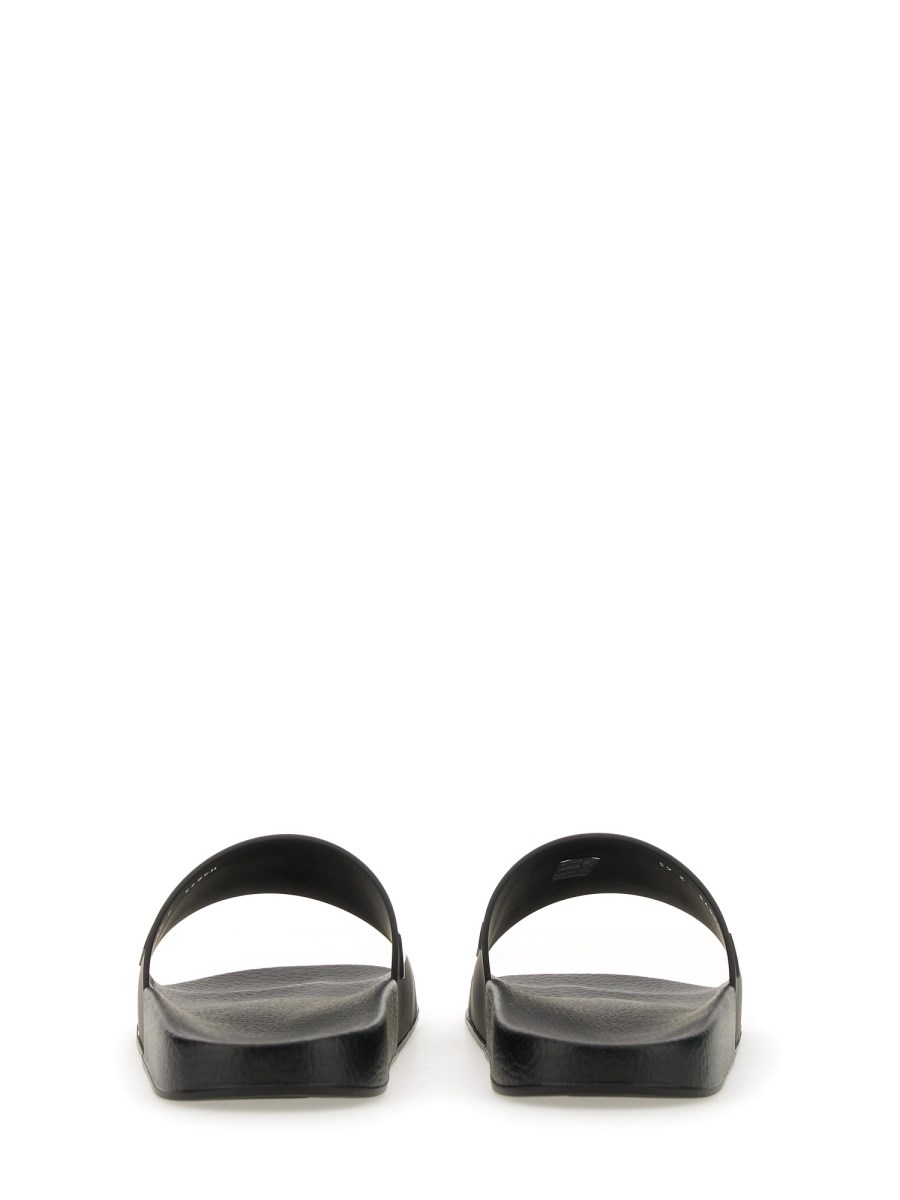 VALENTINO GARAVANI SANDALO SLIDE CON LOGO IN GOMMA