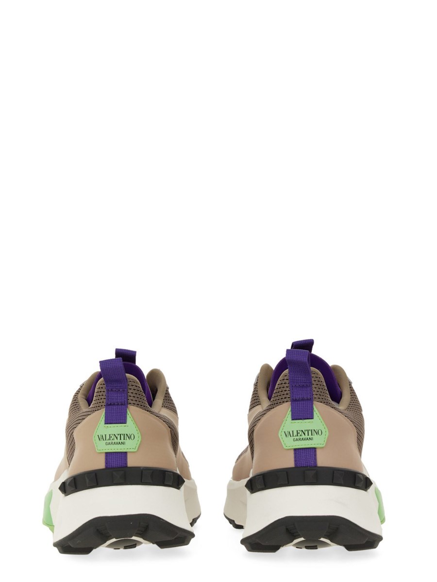 VALENTINO GARAVANI SNEAKER IN PELLE E MESH