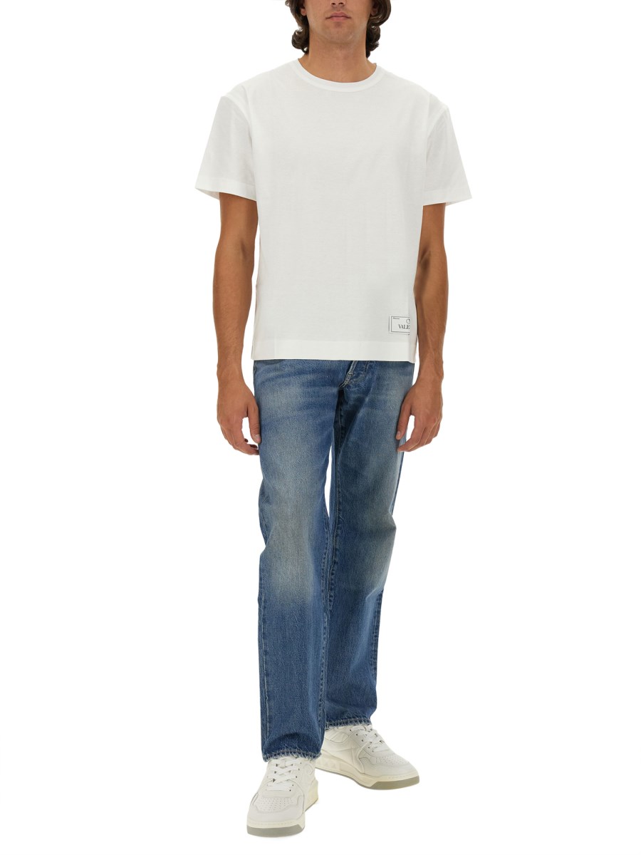 VALENTINO T-SHIRT IN COTONE CON LOGO
