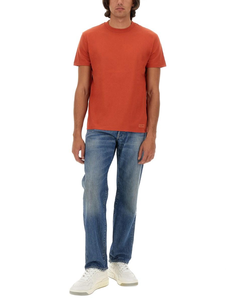VALENTINO T-SHIRT IN COTONE CON LOGO