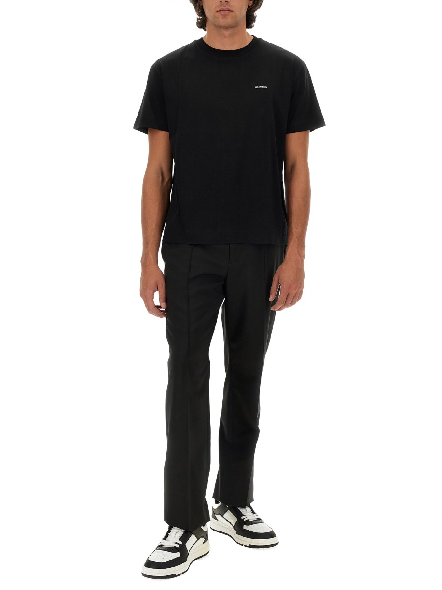 VALENTINO T-SHIRT IN JERSEY CON LOGO