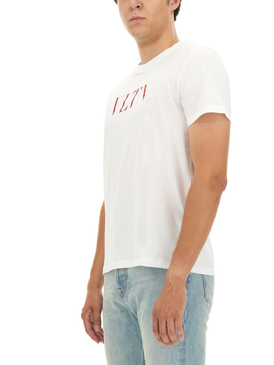 VALENTINO T-SHIRT VLTN IN JERSEY DI COTONE