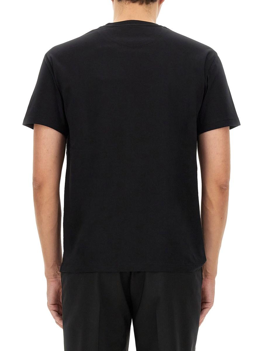 VALENTINO T-SHIRT "VLTN" IN JERSEY DI COTONE
