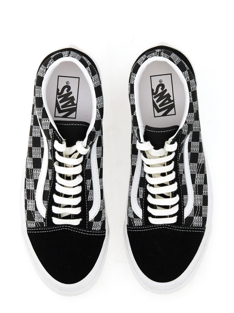 VANS SNEAKER CHECK OLD SKOOL 36 IN PELLE