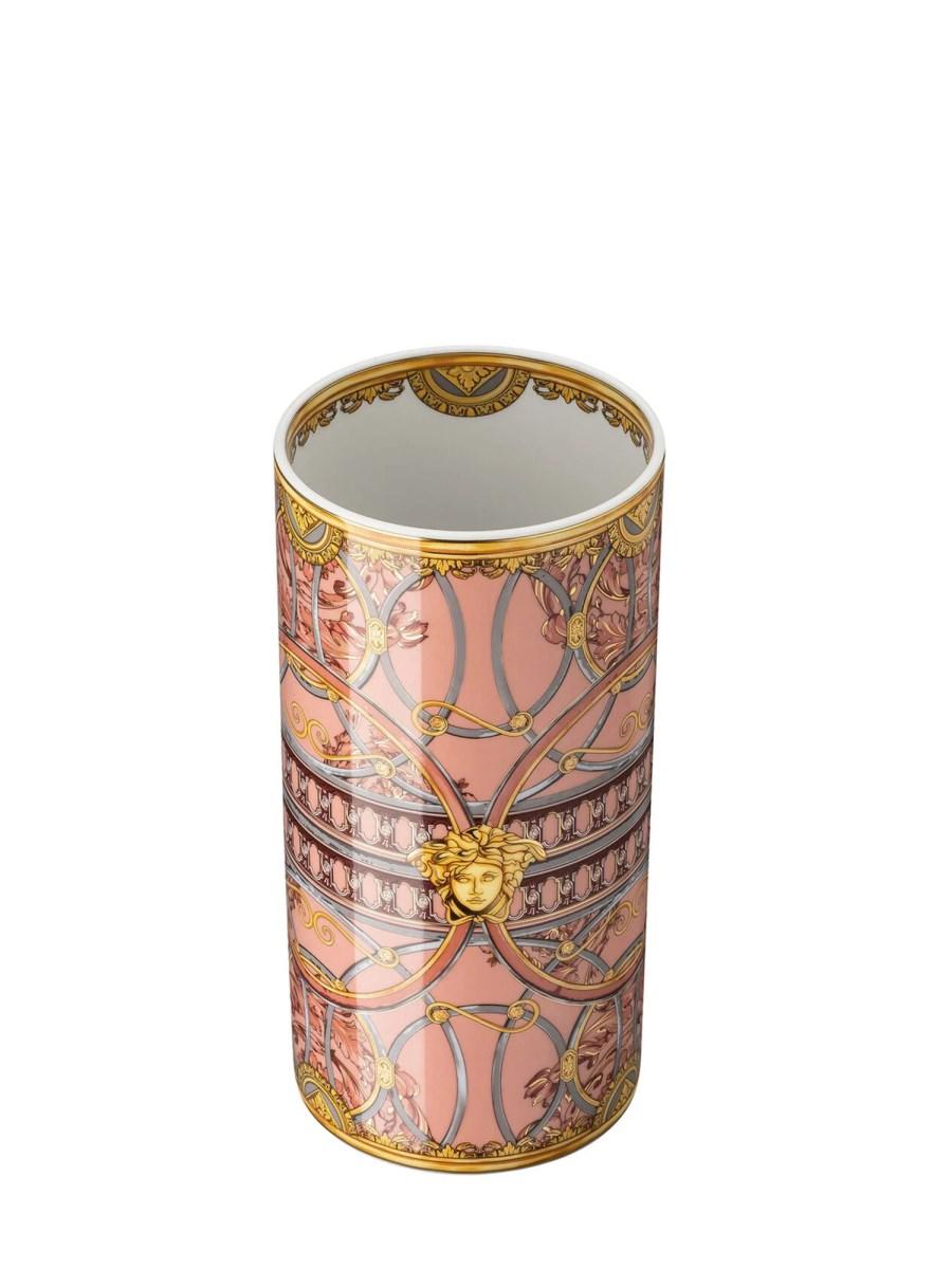 ROSENTHAL MEETS VERSACE VASO SCALA DEL PALAZZO ROSA 24 CM