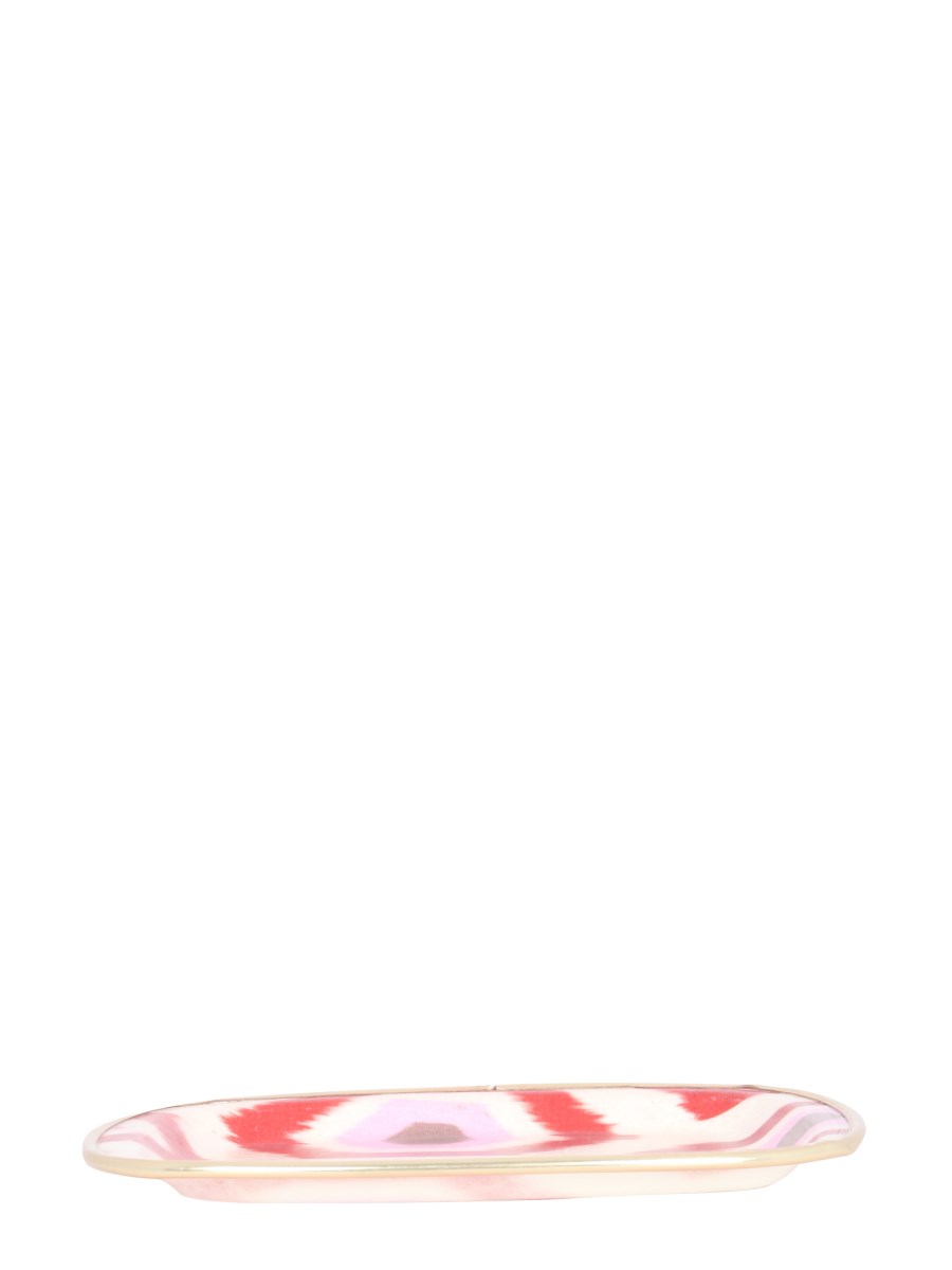 LES-OTTOMANS VASSOIO PICCOLO SANDWICH CON STAMPA IKAT
