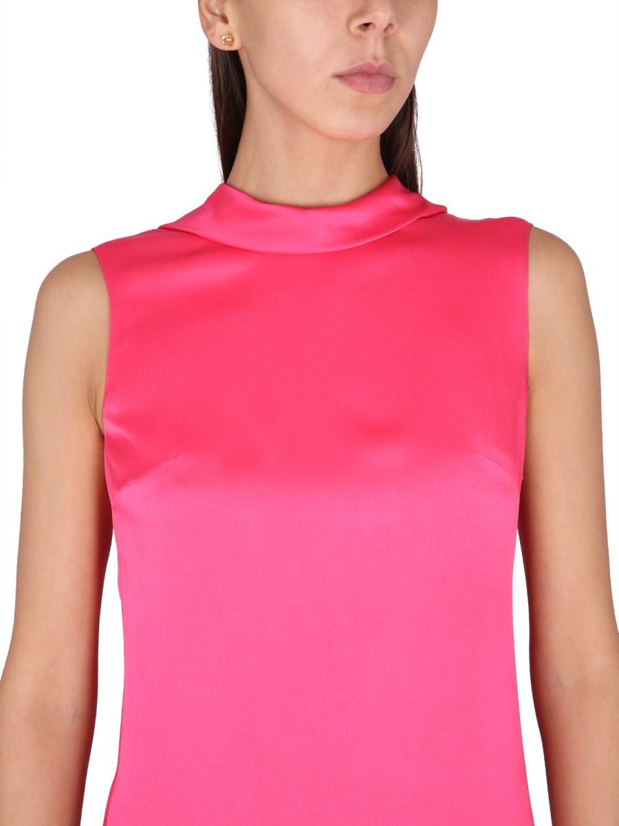VERSACE ABITO LUNGO CON SCOLLO AD ANELLO