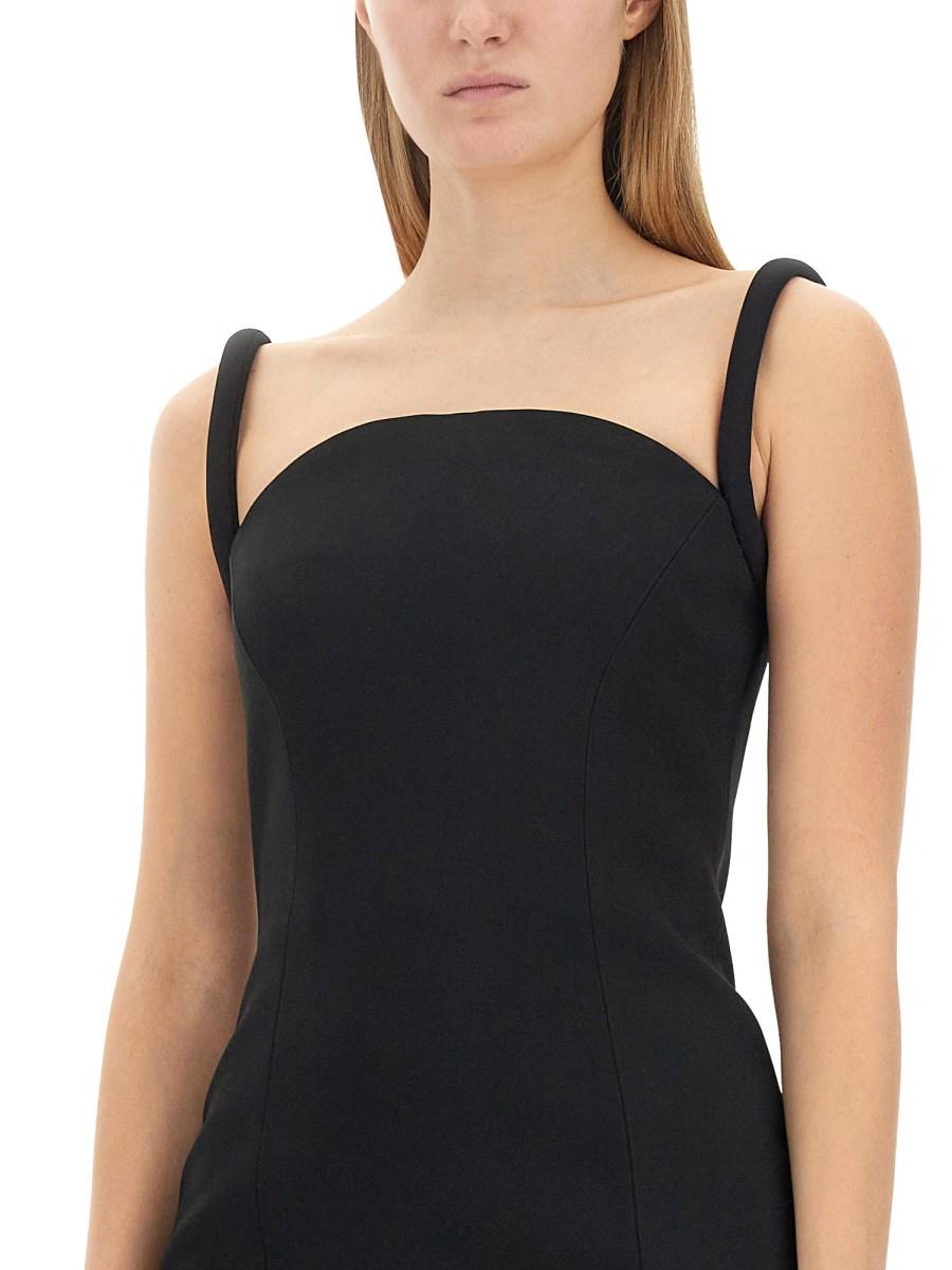 VERSACE ABITO MIDI ARROTOLATO IN VISCOSA