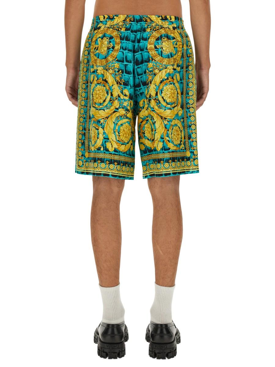 VERSACE BERMUDA IN TWILL