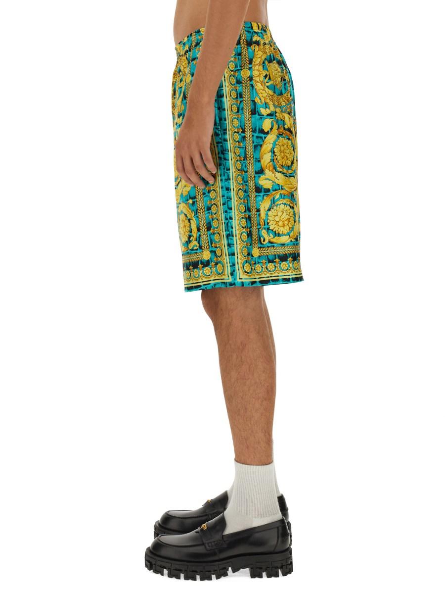 VERSACE BERMUDA IN TWILL