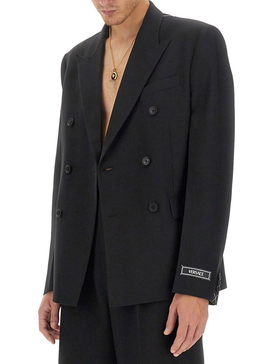 VERSACE BLAZER DOPPIOPETTO IN LANA