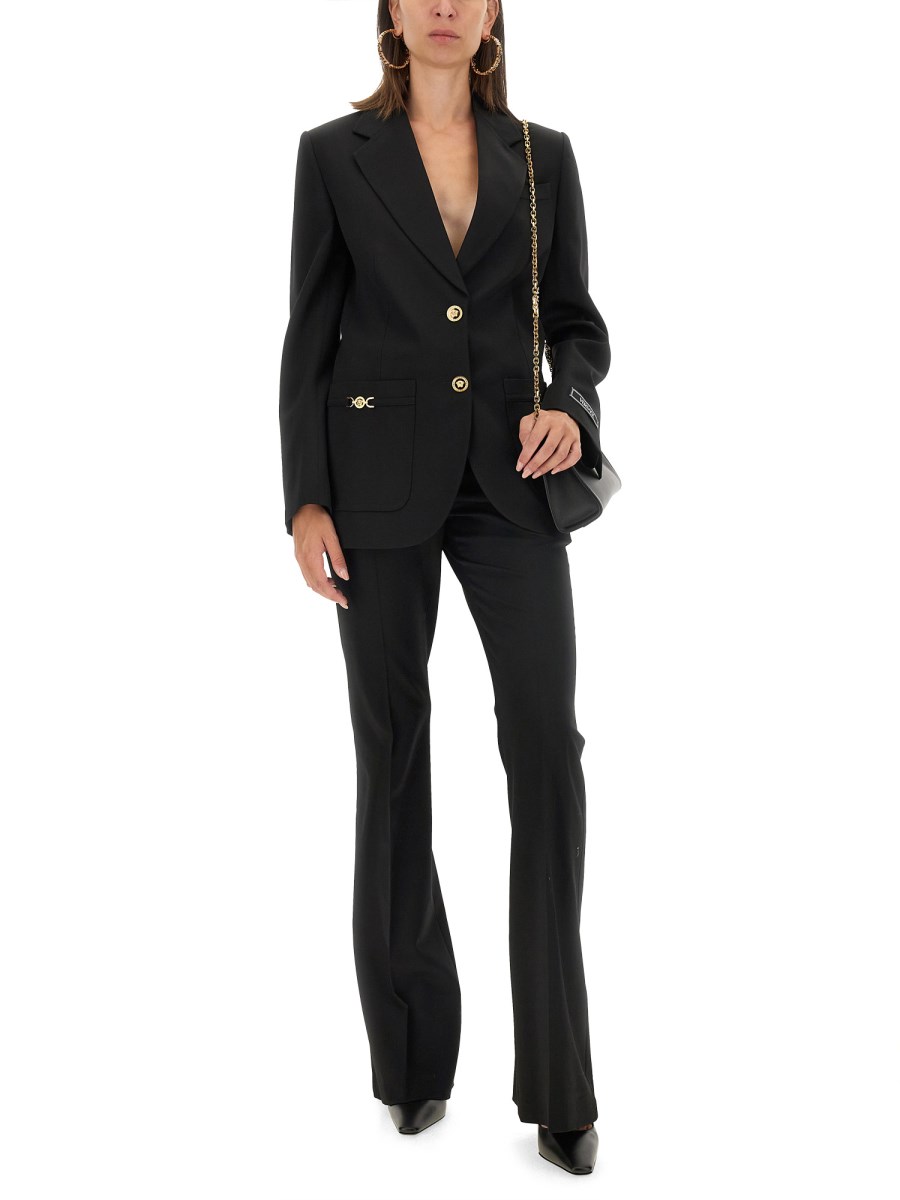 VERSACE BLAZER OVERSIZE MONOPETTO