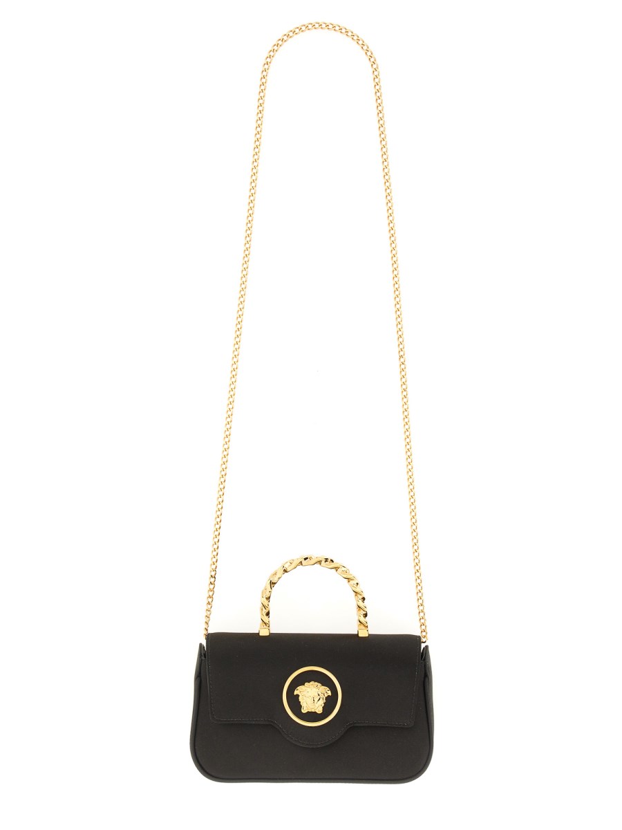 VERSACE BORSA LA MEDUSA MINI IN RASO