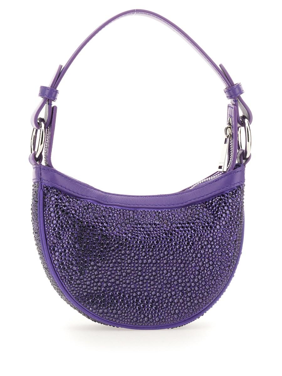 VERSACE BORSA MINI HOBO CON CRISTALLI REPEAT