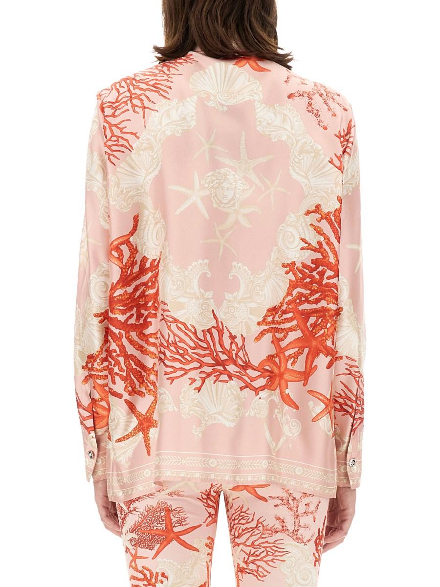 VERSACE CAMICIA BAROCCO SEA IN SETA