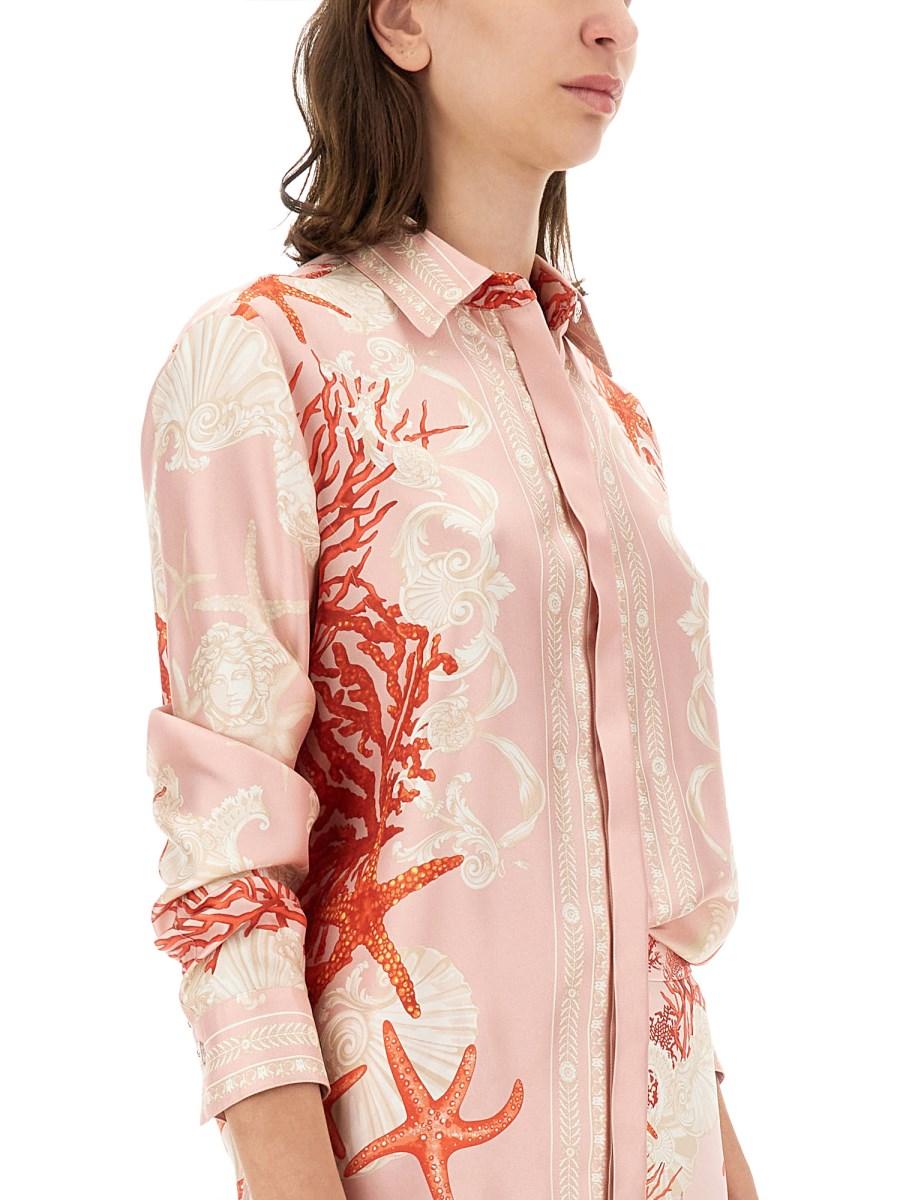 VERSACE CAMICIA BAROCCO SEA IN SETA