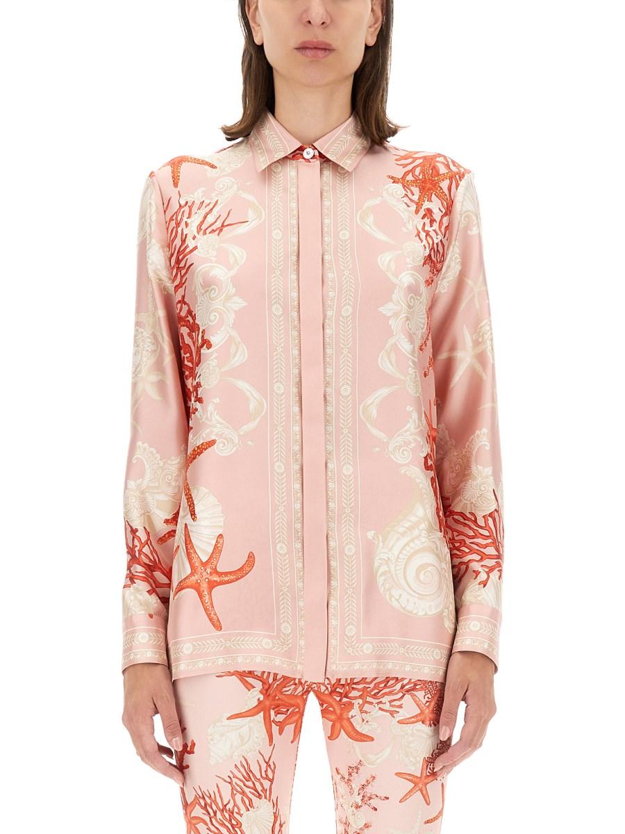 VERSACE CAMICIA BAROCCO SEA IN SETA