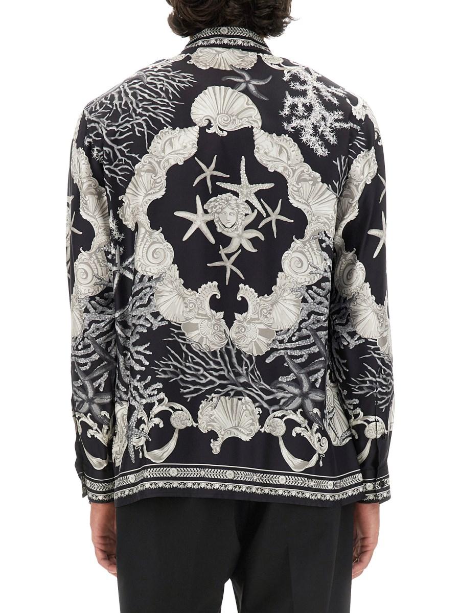 VERSACE CAMICIA IN SETA BAROCCO SEA