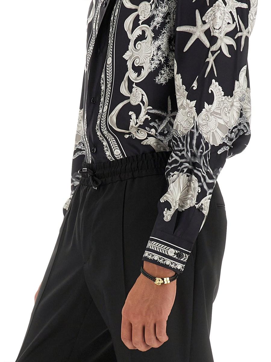 VERSACE CAMICIA IN SETA BAROCCO SEA
