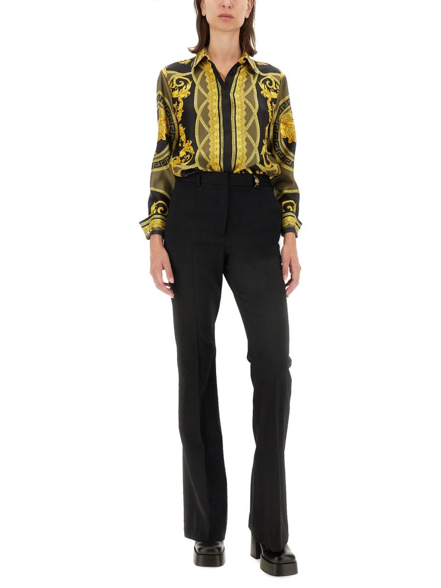 VERSACE CAMICIA IN SETA LA COUPE DES DIEUX