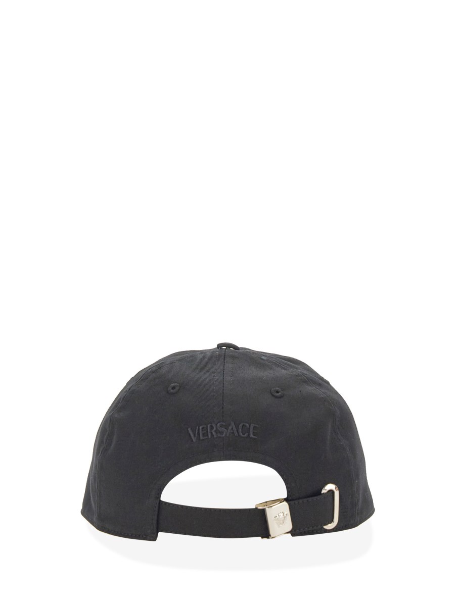VERSACE CAPPELLO DA BASEBALL IN COTONE CON LOGO